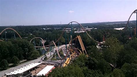 Acrophobia Six Flags Over Georgia On Ride Pov Youtube