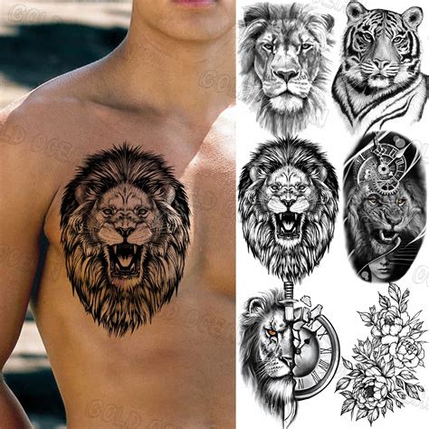 Top Imagen Tatuajes En El Pecho Para Hombres De Leones Abzlocal Mx