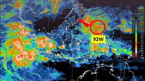 Bmkg Bibit Siklon Tropis W Terpantau Di Laut Filipina Indonesia