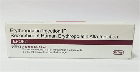 4000 IU Recombinant Human Erythropoietin Alfa Injection Non