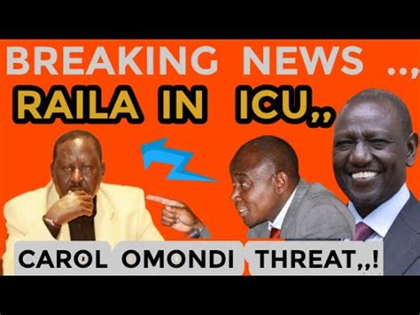 SHOCKER Carol Odhiambo Delivers Bad News To Raila Thebold6700 High