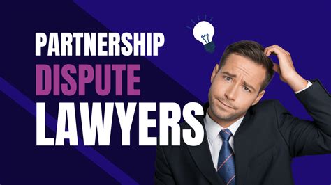 Partnership Dispute Lawyer Business Partner Lawsuits