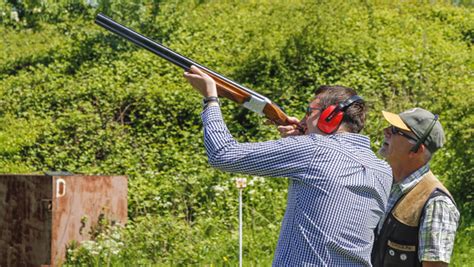 Clay Shooting With 40 Clays Each At Lea Valley Shooting Association For