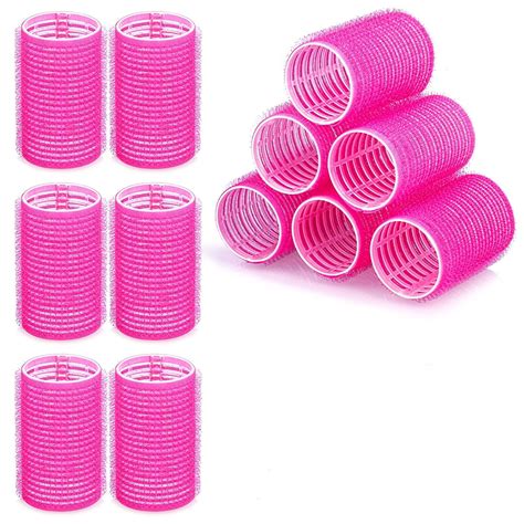 Duslogis Hair Rollers for Short Hair, 12Pcs Small Rollers Hair Curlers ...