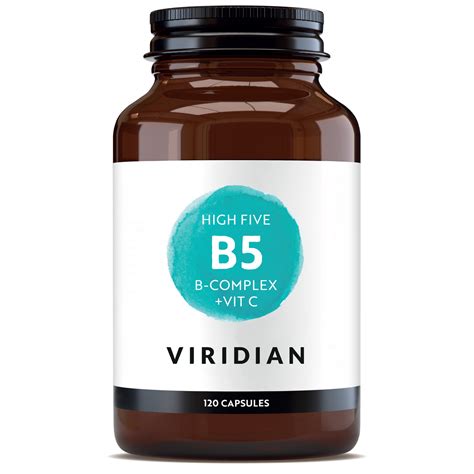 Viridian High Five B5 B Complex Magnesium Ascorbate Vit C 120 Vcapsules Revital