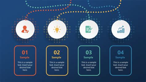 PPT 4 Item Mixed Infographic Diagram SlideModel