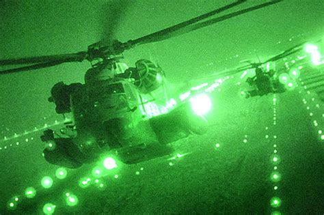 MH-53 Pavelow Helicopter - Night