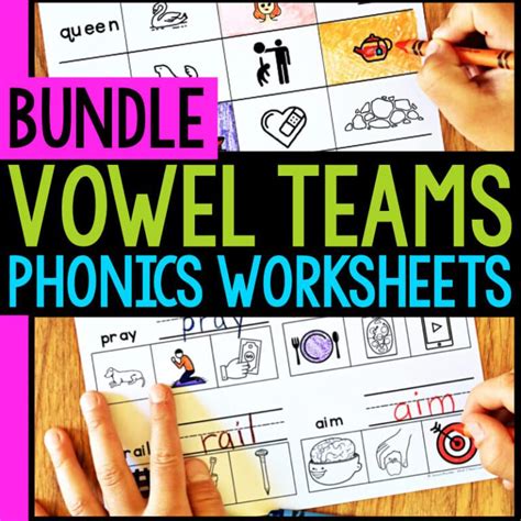 Long Vowel Teams Igh Ie Worksheets Activities No Prep Phonics