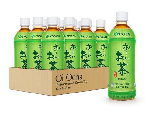 Ito En Oi Ocha Unsweetened Green Tea 169 Fl Oz 12 Pack