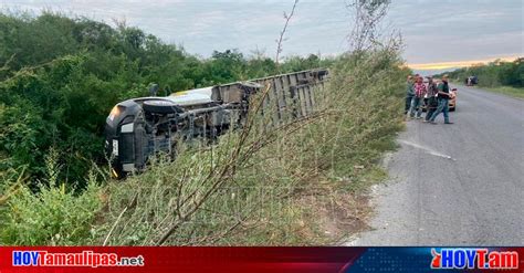 Hoy Tamaulipas Volcadura En Tamaulipas Volcadura De Camion De Coppel