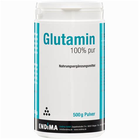 Glutamin 100% Pur Pulver » Informationen und Inhaltsstoffe