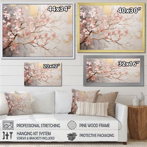 Winston Porter Cherry Blossom Tree Whispers Of Pink On Canvas Print