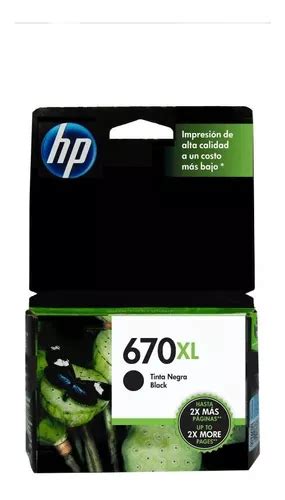 Cartucho Hp 670xl Negro Envío gratis