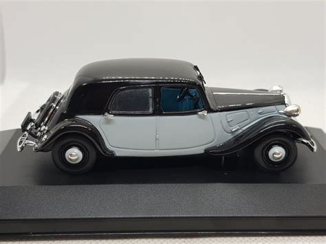 Citroen Traction A Coupe Noire Et Bleu Boite Gon Alves