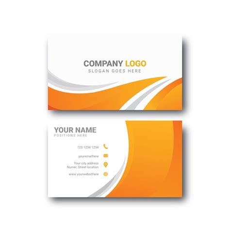 Premium Vector | Vector business card template