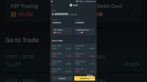 How To Buy Usdt On Binance With Credit And Debit Card Youtube