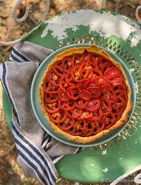 Easy Tomato Tart Recipe Curious Provence