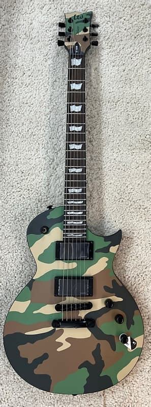 Ltd By Esp Eclipse Ec 1000 Wcs Woodland Camo Satin Finish Reverb