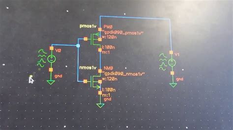 Vtc Curve Of Cmos Inverter Circuit Using Cadence Virtuoso Youtube