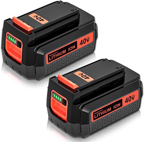 Powerost Lbx2040 40v Lithium Battery Replacement For Black