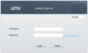 How To Login To A Uniview Nvr Xlr Security