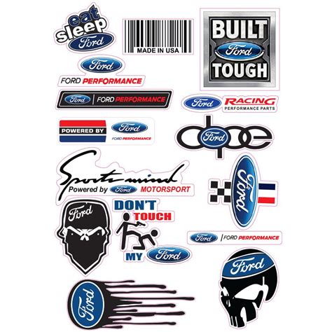 Replica Ford Decorative Sticker Kit Shop Today Get It Tomorrow