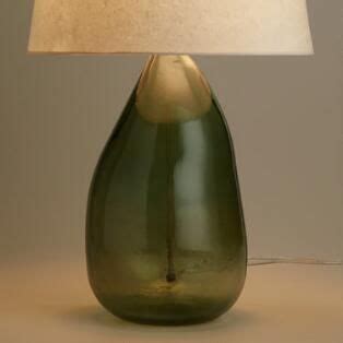 Halsey Green Glass Teardrop Table Lamp Base Artofit