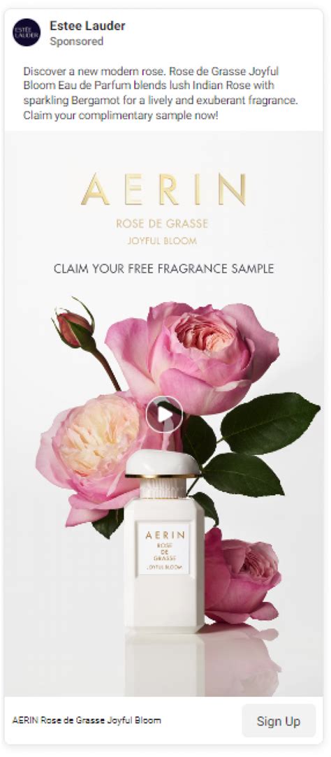 Free Samples of Estée Lauder's AERIN Rose de Grasse Joyful Bloom ...