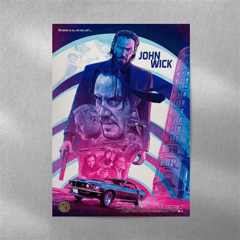 John Wick Poster John Wick Movie Poster John Wick Film Actor - Etsy