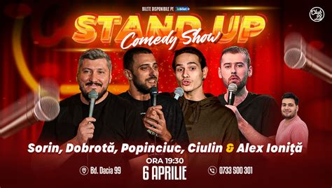 Bilete Stand Up Comedy Cu Sorin P Rc Lab Dobrot Popinciuc Ciulin