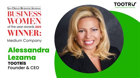 Ceo Alessandra Lezama Wins At San Diego Business Journals 2023