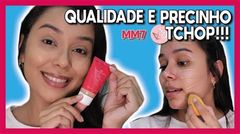 TESTEI A BASE COVER UP LANÇAMENTO DA MARI MARIA MAKEUP COR MM7