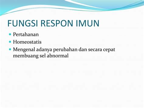 sistem imunitas bawaan  spesifik respon pptx