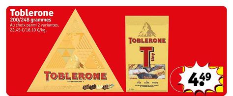 Promo Toblerone Chez Kruidvat Icatalogue Fr