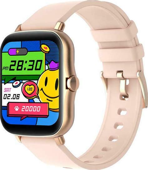 Colmi P8 Plus GT 45mm Smartwatch με Παλμογράφο Χρυσό Skroutz gr