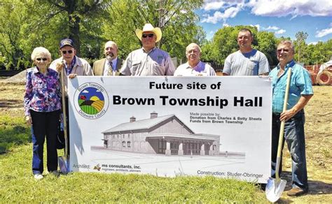 Brown Township Breaks Ground On 14 Million Hall Delaware Gazette