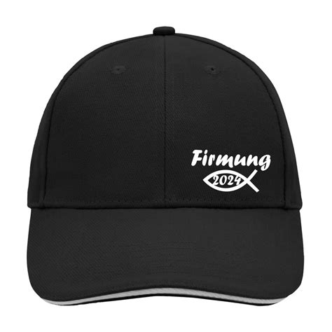 Huuraa Cappy Mütze Firmung 2024 Fisch Unisex Kappe mit Motiv für alle