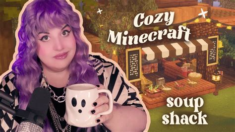 Cozy Gaming Minecraft 🍲 Building A Soup Shack With Me ☕️🍁 Cit Modded Mizunos Ghoulcraft Youtube