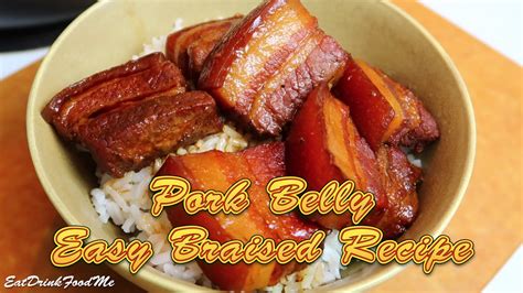 Easy Braised Pork Belly Easy Recipe Eps34 Youtube