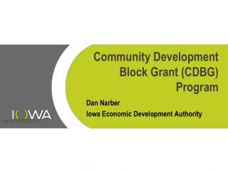 Ppt Community Development Block Grant Cdbg Program Powerpoint