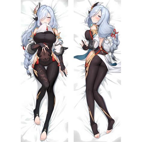 Genshin Impact Shen He 2 ปลอกหมอน ลายอนเมะ Dakimakura ขนาด 50x150 ซม