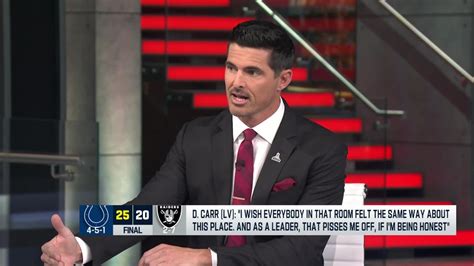 NFL Network's David Carr reacts to brother Las Vegas Raiders ...