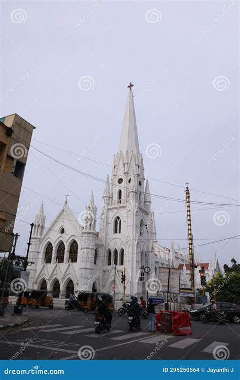 San Thome Church, Also Known As St. Thomas Cathedral Basilica Editorial Stock Image - Image of ...