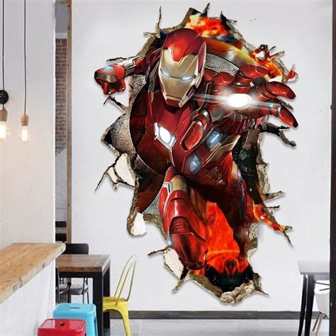 3D Avengers Wall Stickers Marvel Wall Stickers - Creation Homes Ghana