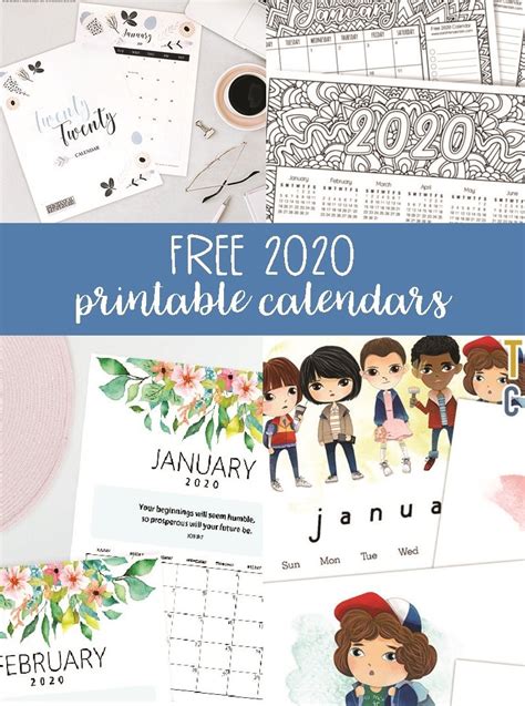 Disney Printable Calendar 2020 Monthly Calendar Template Printable