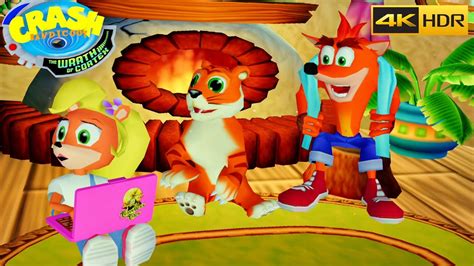 Crash Bandicoot The Wrath Of Cortex In 4k Hdr Youtube