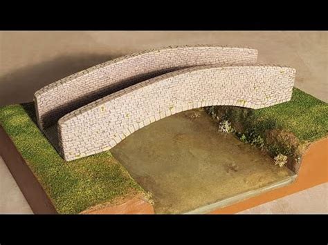 Cómo hacer un PUENTE de PIEDRA para tus MAQUETAS y Dioramas YouTube