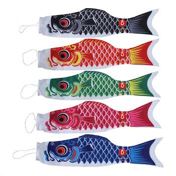 Japanese Carp Koi Nobori Carp Wind Socks Koinobori Colorful Fish Flag