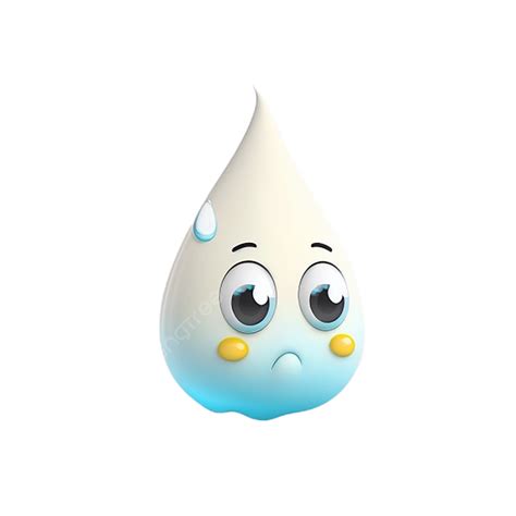 Gota De Agua Blanco Lindo Dibujos Animados Png Dibujos Gotas De Agua