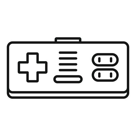 Game Joystick Icon Outline Style 14409470 Vector Art At Vecteezy